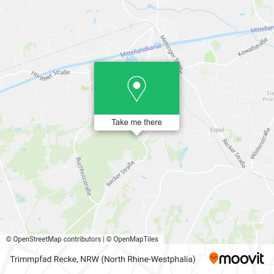 Карта Trimmpfad Recke