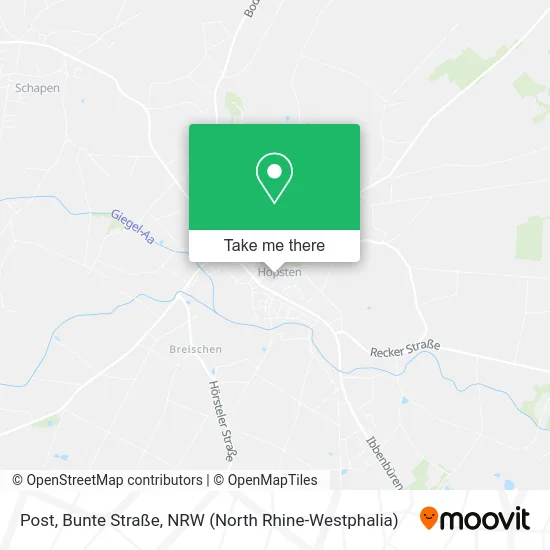 Карта Post, Bunte Straße