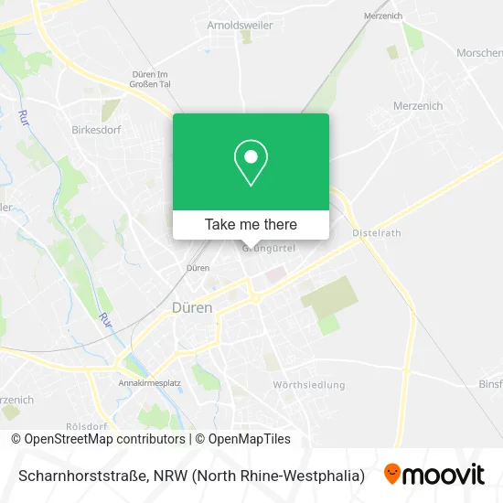 Карта Scharnhorststraße