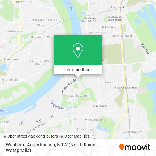 Карта Wanheim-Angerhausen