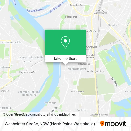 Wanheimer Straße map
