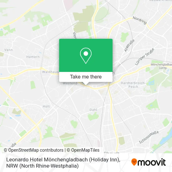 Карта Leonardo Hotel Mönchengladbach (Holiday Inn)
