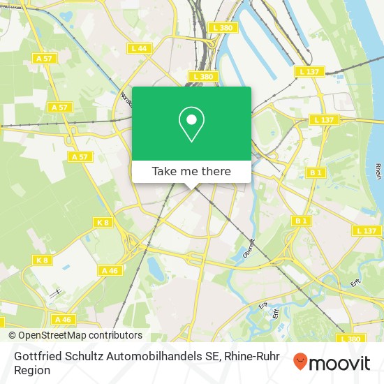 Gottfried Schultz Automobilhandels SE map