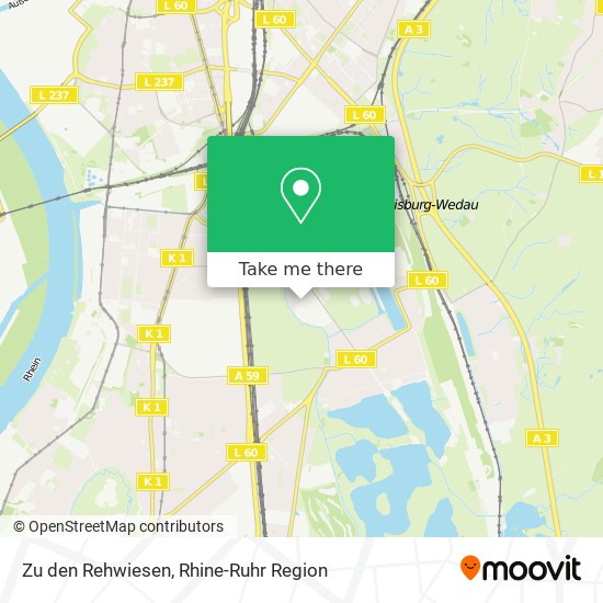 Zu den Rehwiesen map