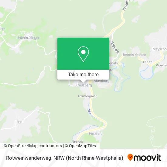 Карта Rotweinwanderweg