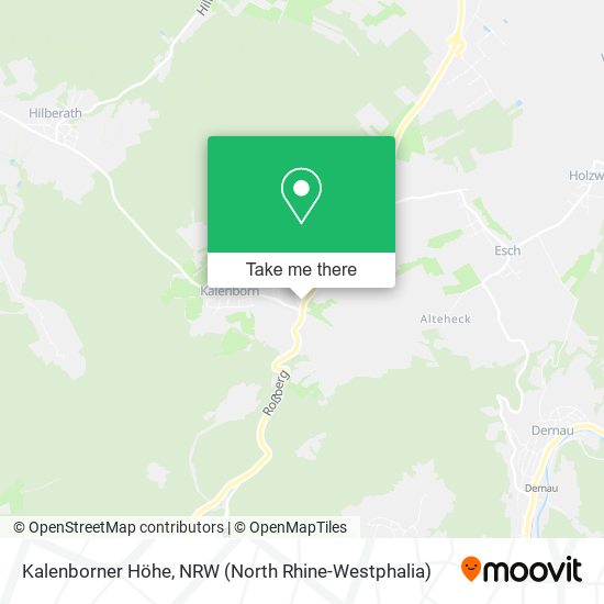 Карта Kalenborner Höhe