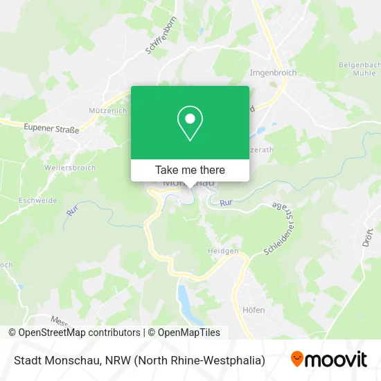 Карта Stadt Monschau