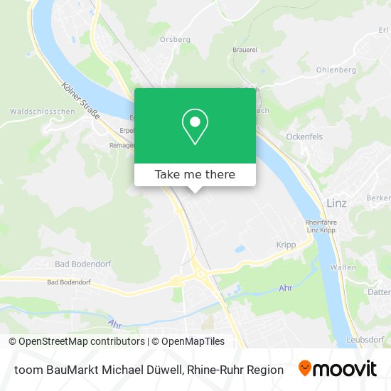 toom BauMarkt Michael Düwell map