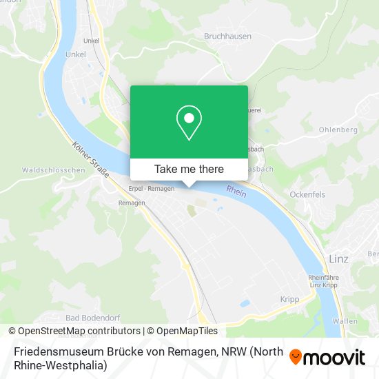Friedensmuseum Brücke von Remagen map