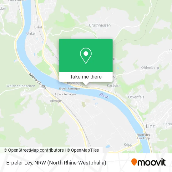 Erpeler Ley map