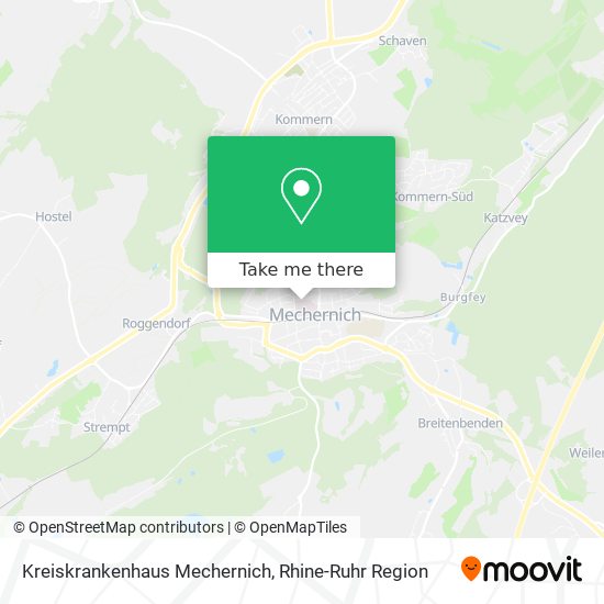 Kreiskrankenhaus Mechernich map