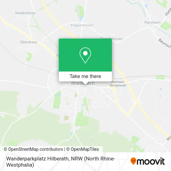 Карта Wanderparkplatz Hilberath