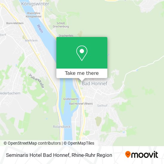 Seminaris Hotel Bad Honnef map