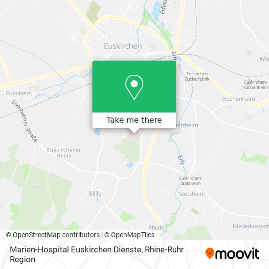 Marien-Hospital Euskirchen Dienste map