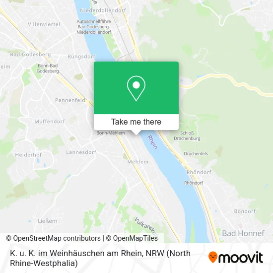 Карта K. u. K. im Weinhäuschen am Rhein