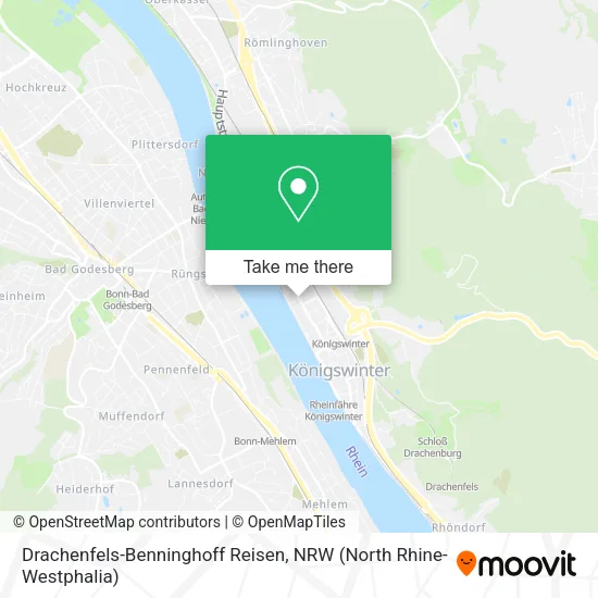 Карта Drachenfels-Benninghoff Reisen