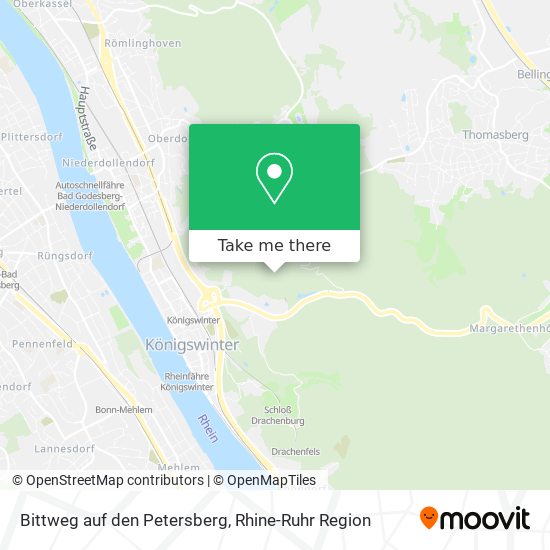 Bittweg auf den Petersberg map