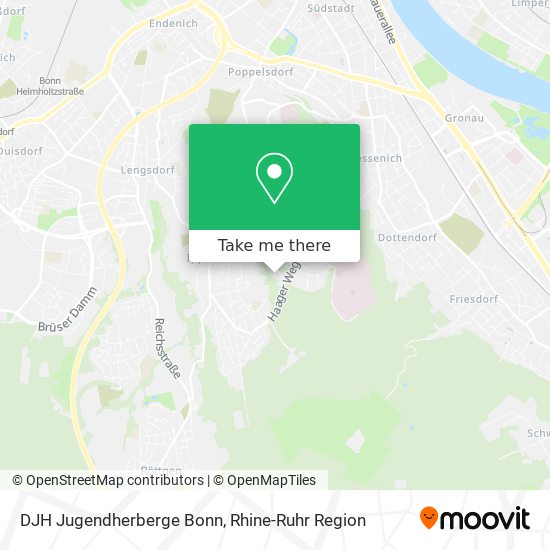 Карта DJH Jugendherberge Bonn