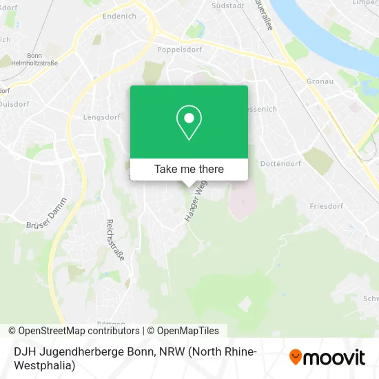 Карта DJH Jugendherberge Bonn