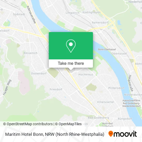 Карта Maritim Hotel Bonn