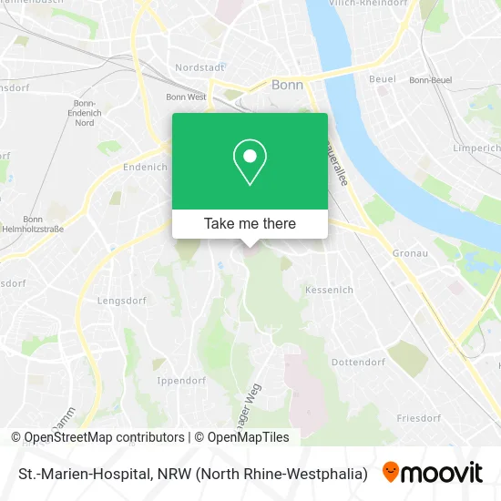 St.-Marien-Hospital map