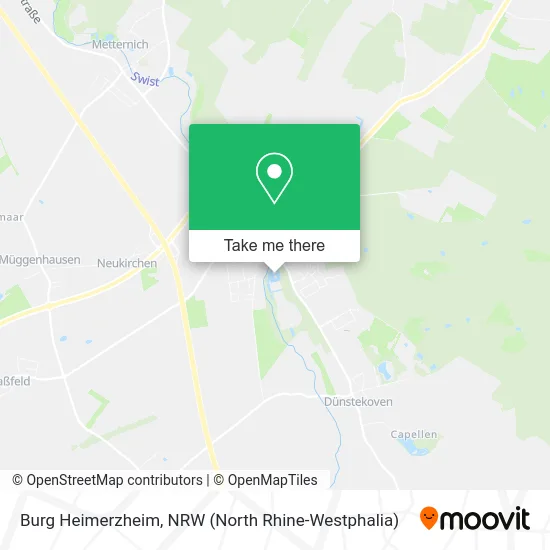 Burg Heimerzheim map