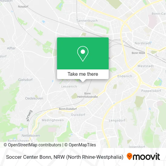 Карта Soccer Center Bonn