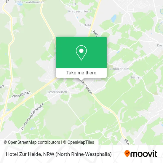 Hotel Zur Heide map