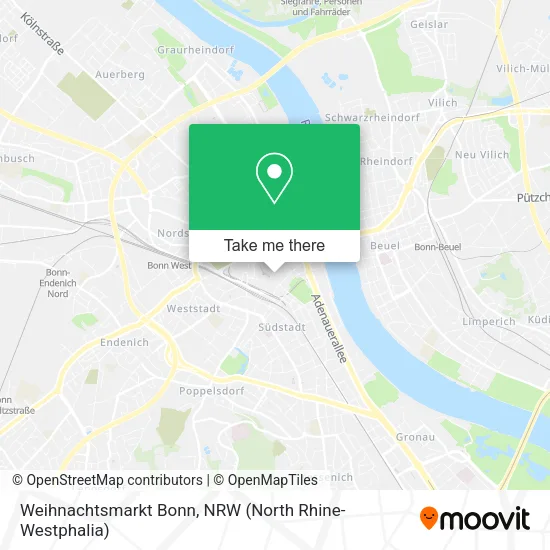 Карта Weihnachtsmarkt Bonn