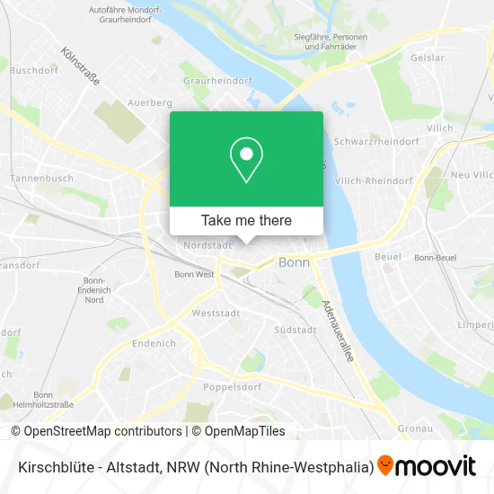 Kirschblüte - Altstadt map