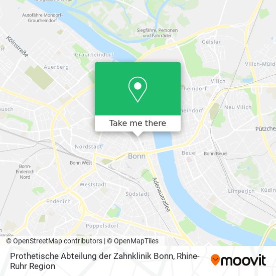 Prothetische Abteilung der Zahnklinik Bonn map