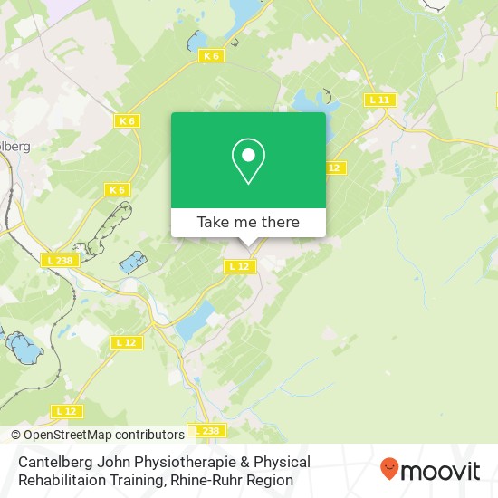 Cantelberg John Physiotherapie & Physical Rehabilitaion Training map