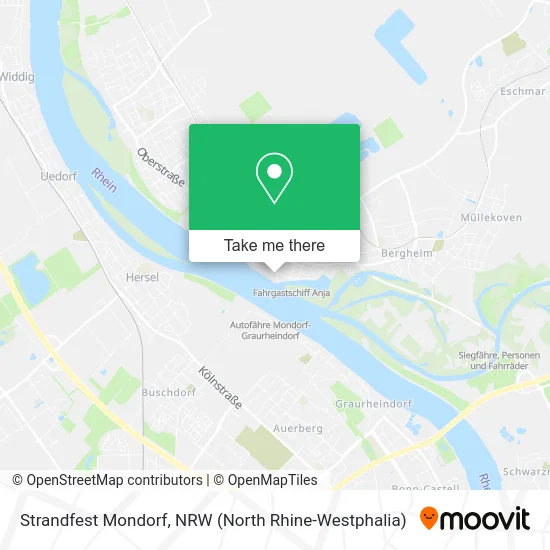 Strandfest Mondorf map