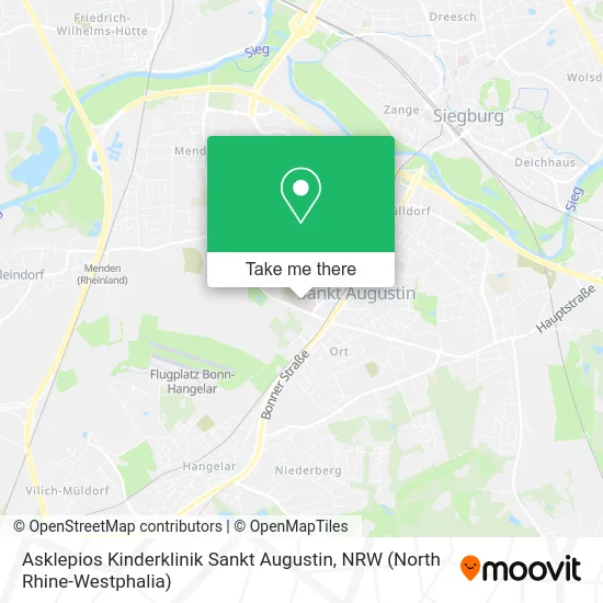 Карта Asklepios Kinderklinik Sankt Augustin