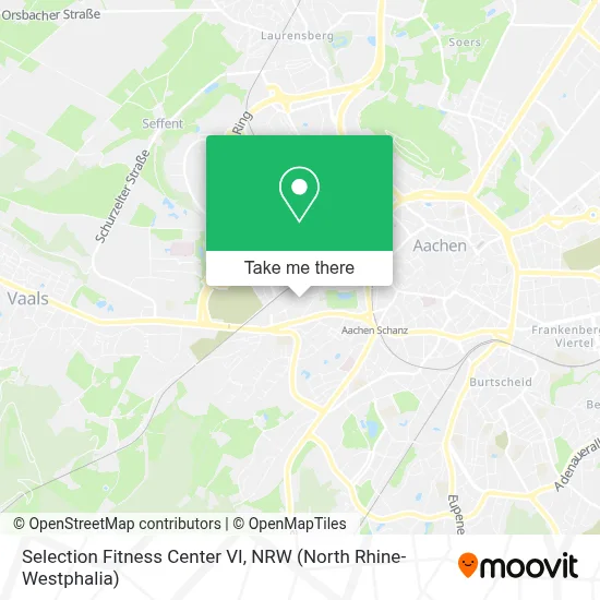 Selection Fitness Center VI map