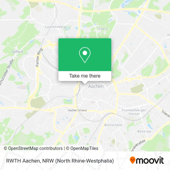 RWTH Aachen map