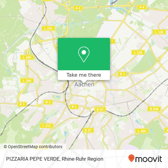 Карта PIZZARIA PEPE VERDE