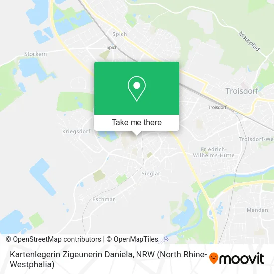 Карта Kartenlegerin Zigeunerin Daniela