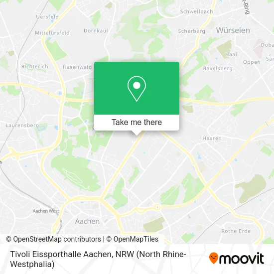 Карта Tivoli Eissporthalle Aachen