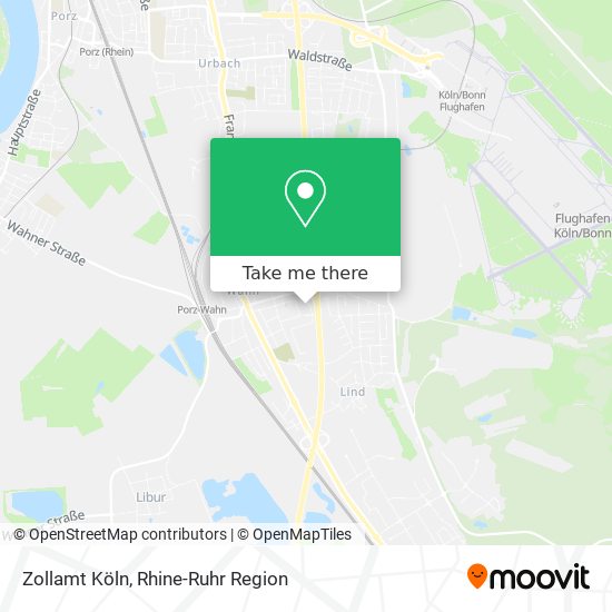 Карта Zollamt Köln