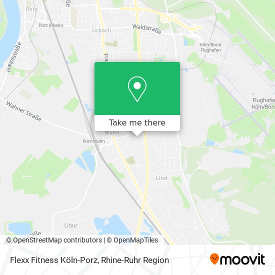 Flexx Fitness Köln-Porz map