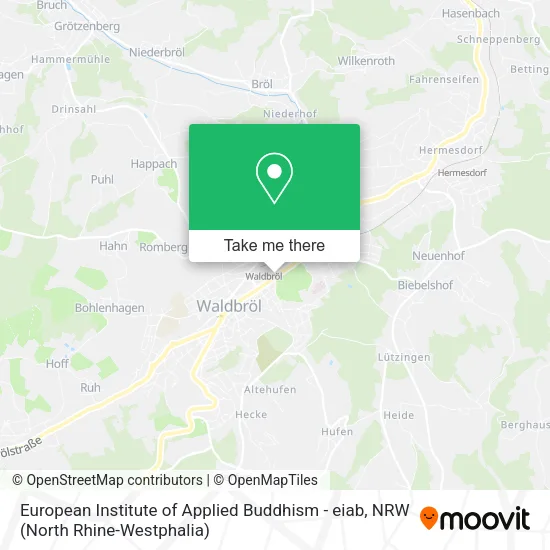 Карта European Institute of Applied Buddhism - eiab