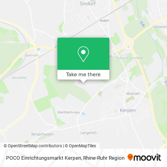 POCO Einrichtungsmarkt Kerpen map