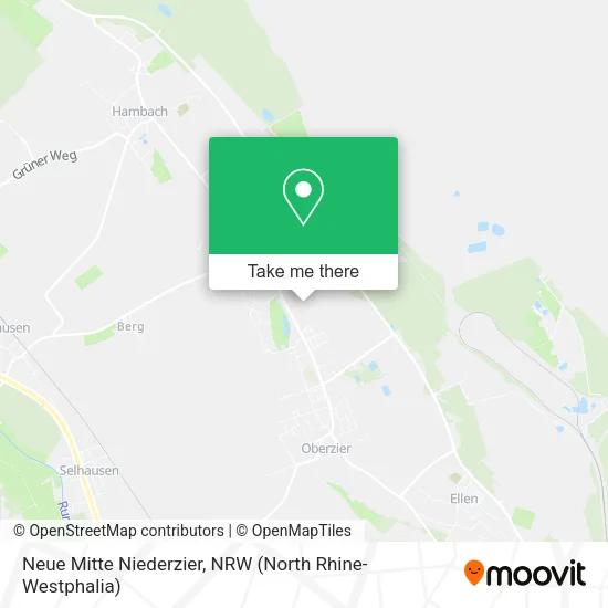 Карта Neue Mitte Niederzier