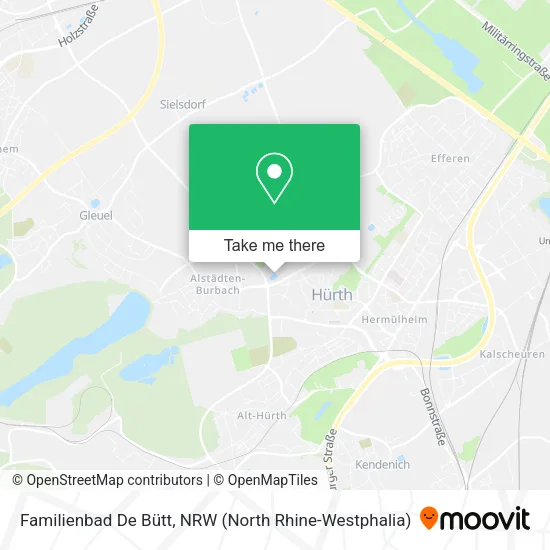 Карта Familienbad De Bütt