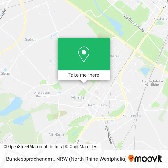 Карта Bundessprachenamt
