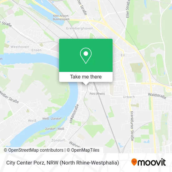 City Center Porz map