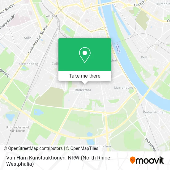 Карта Van Ham Kunstauktionen