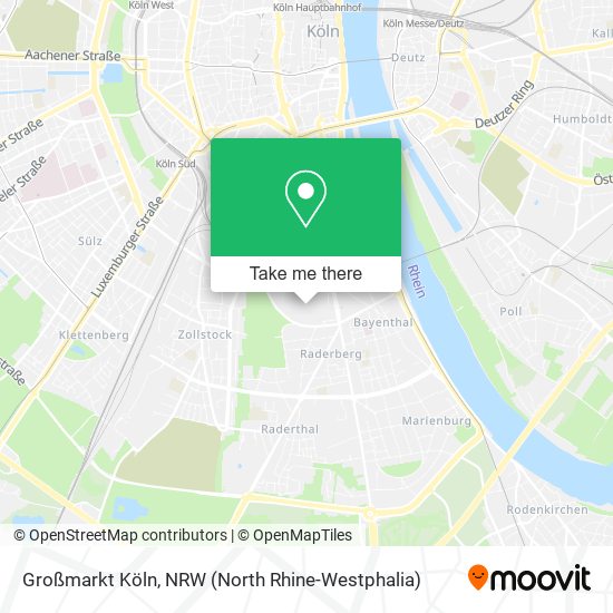 Großmarkt Köln map