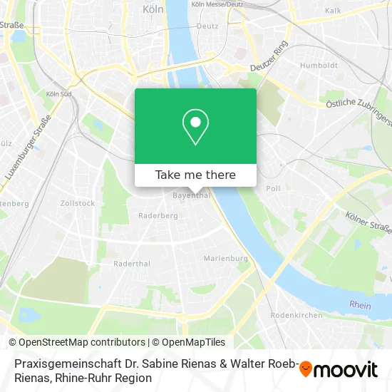 Praxisgemeinschaft Dr. Sabine Rienas & Walter Roeb-Rienas map